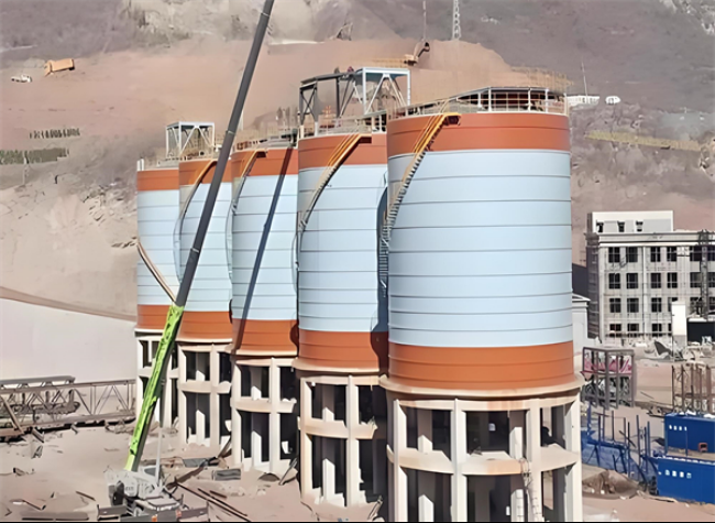 瓜州高架钢板仓