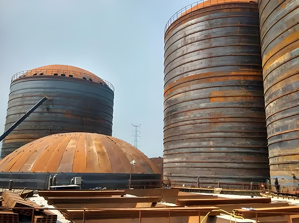 瓜州焦粉钢板仓